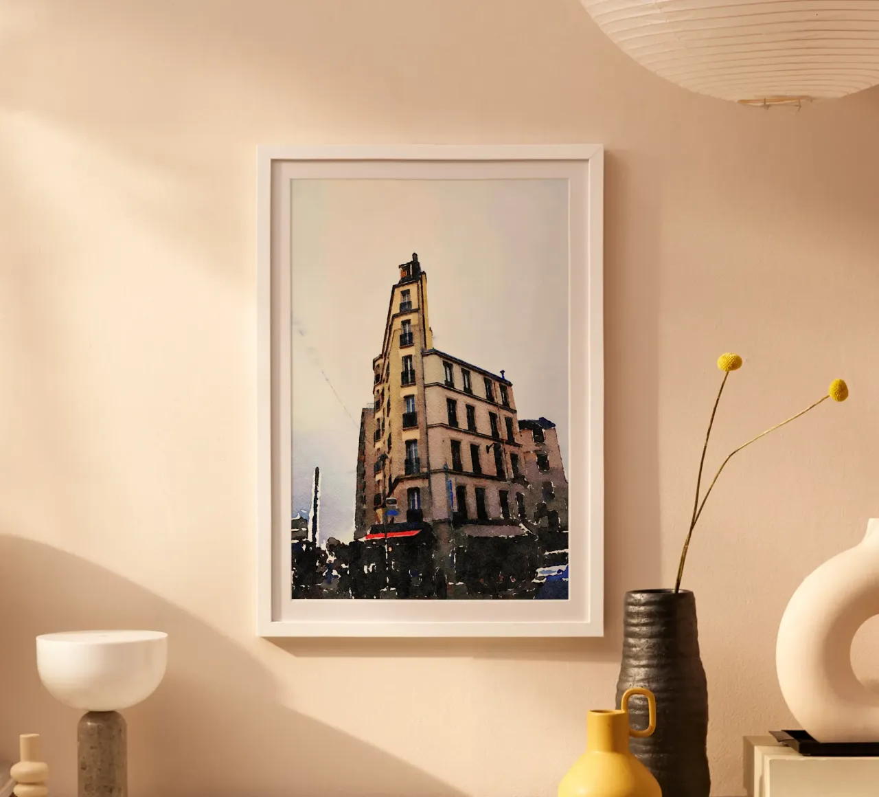 In paris poster con telaio in plastica da Massimo Frascogna
