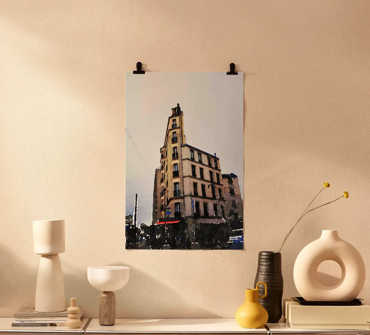 In paris poster con telaio in plastica da Massimo Frascogna
