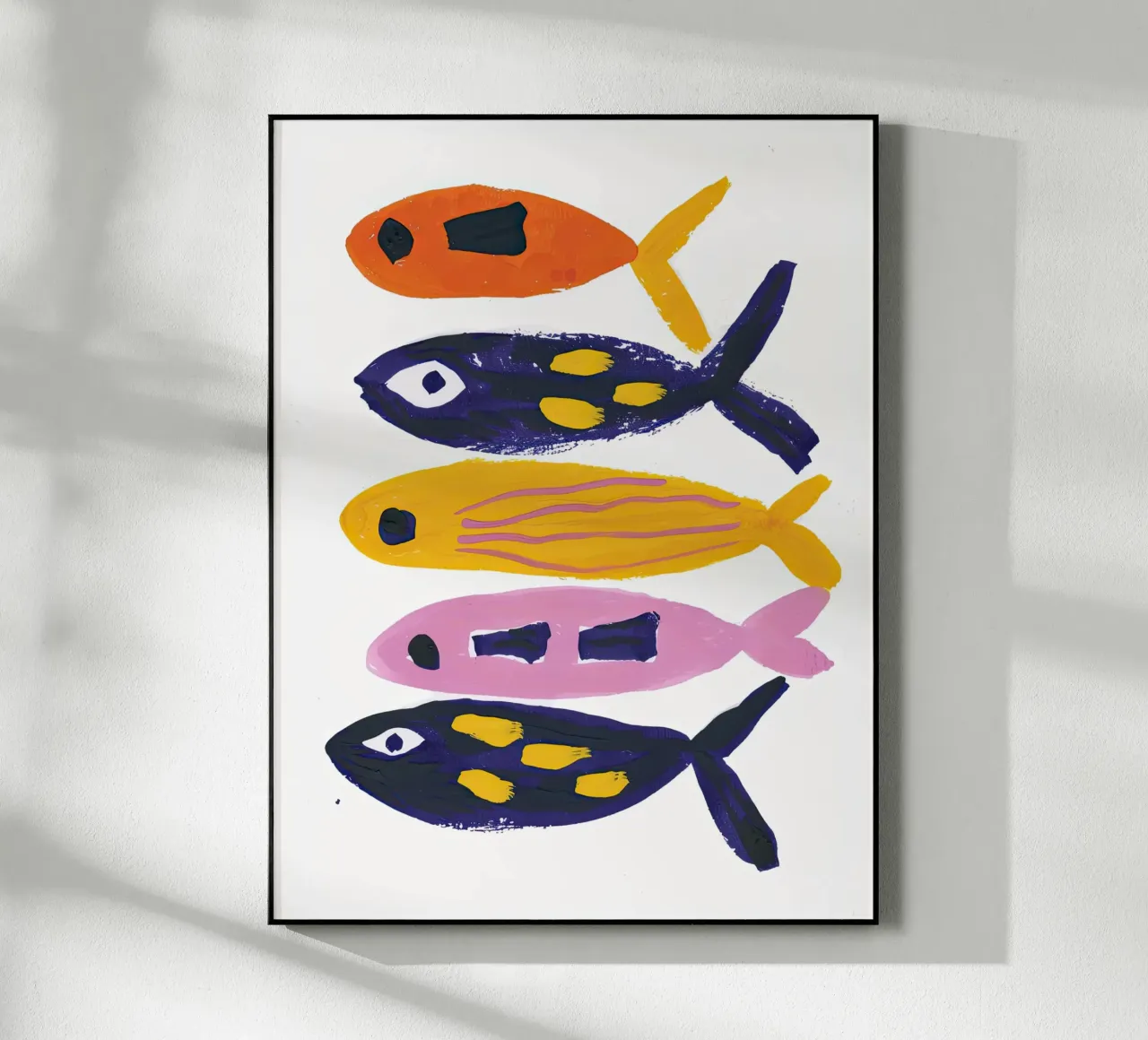 Sarde dipinte plexiglass da DaarbyN