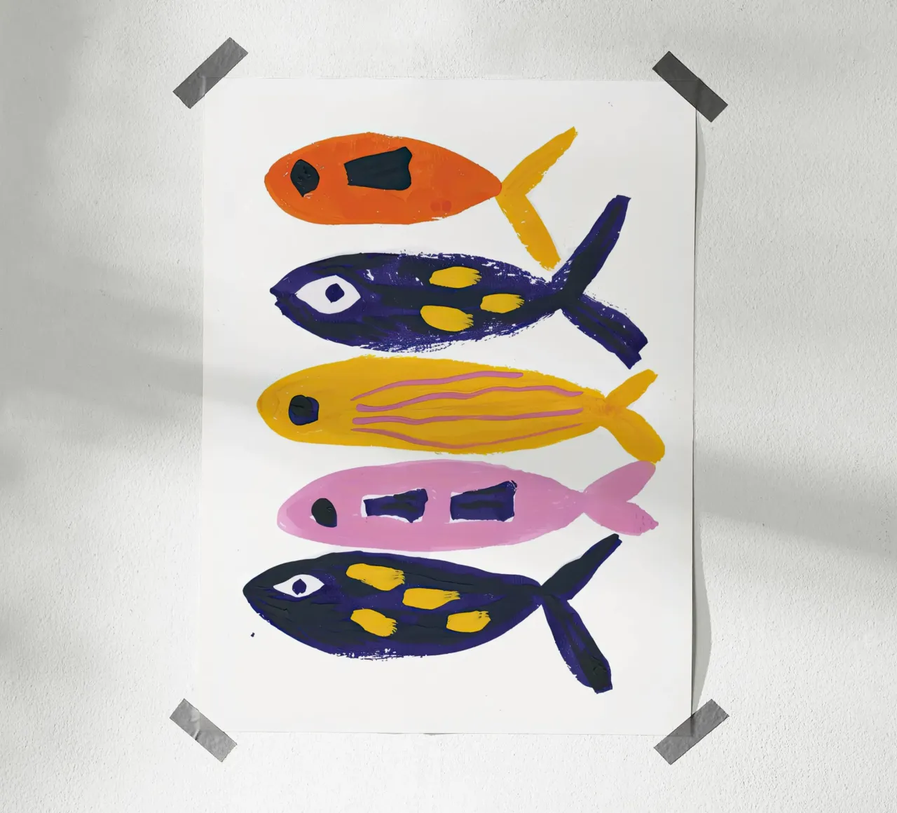 Sarde dipinte poster da DaarbyN