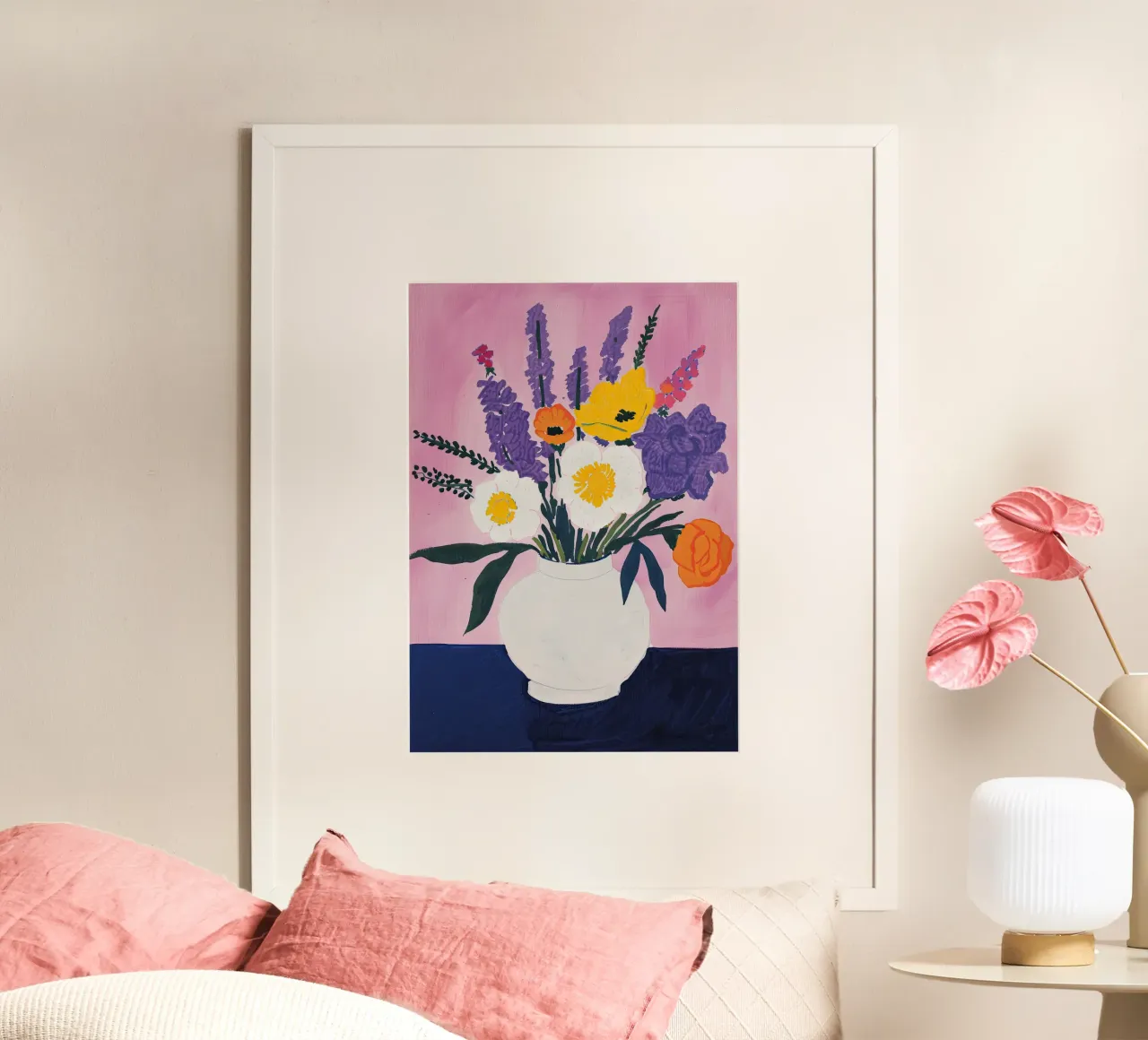 Mix floreale luminoso poster da DaarbyN