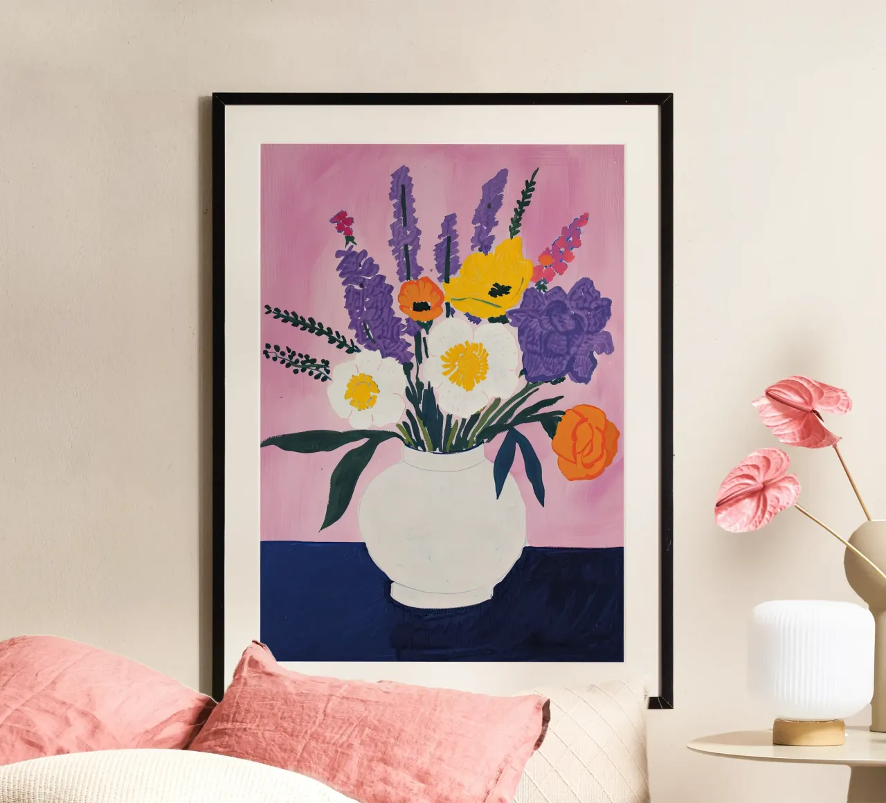 Mix floreale luminoso poster da DaarbyN