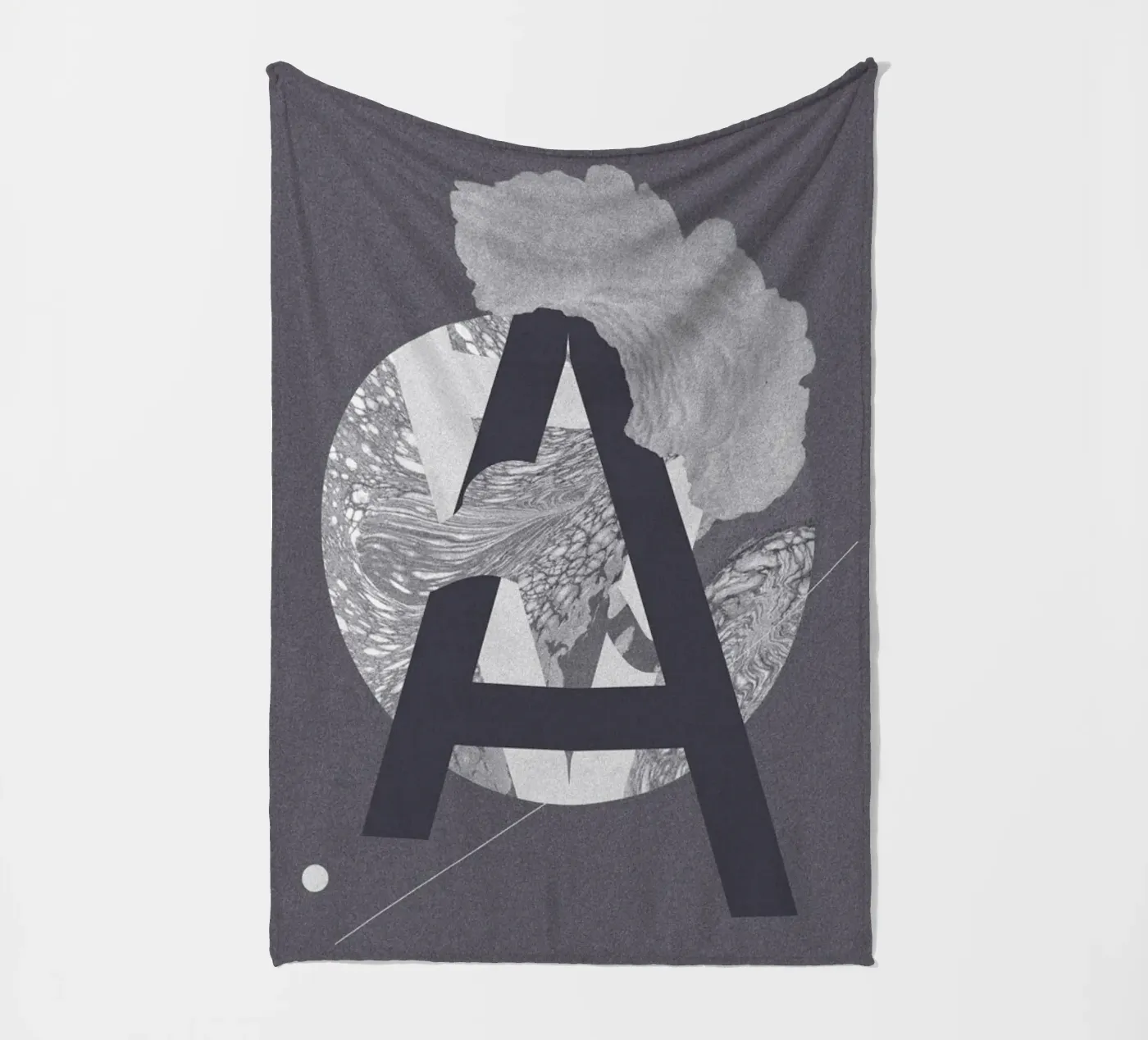 Grey-A Fleecedecke von Andreas Jarner