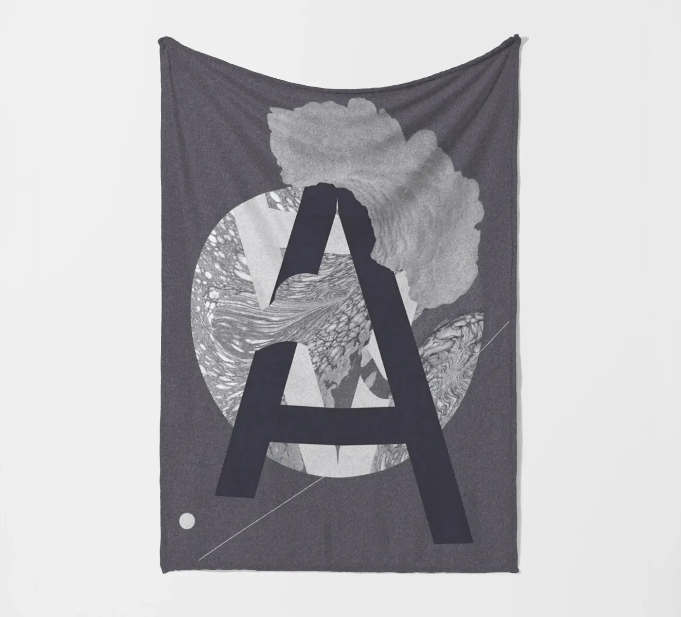 Grey-A fleecedeken van Andreas Jarner