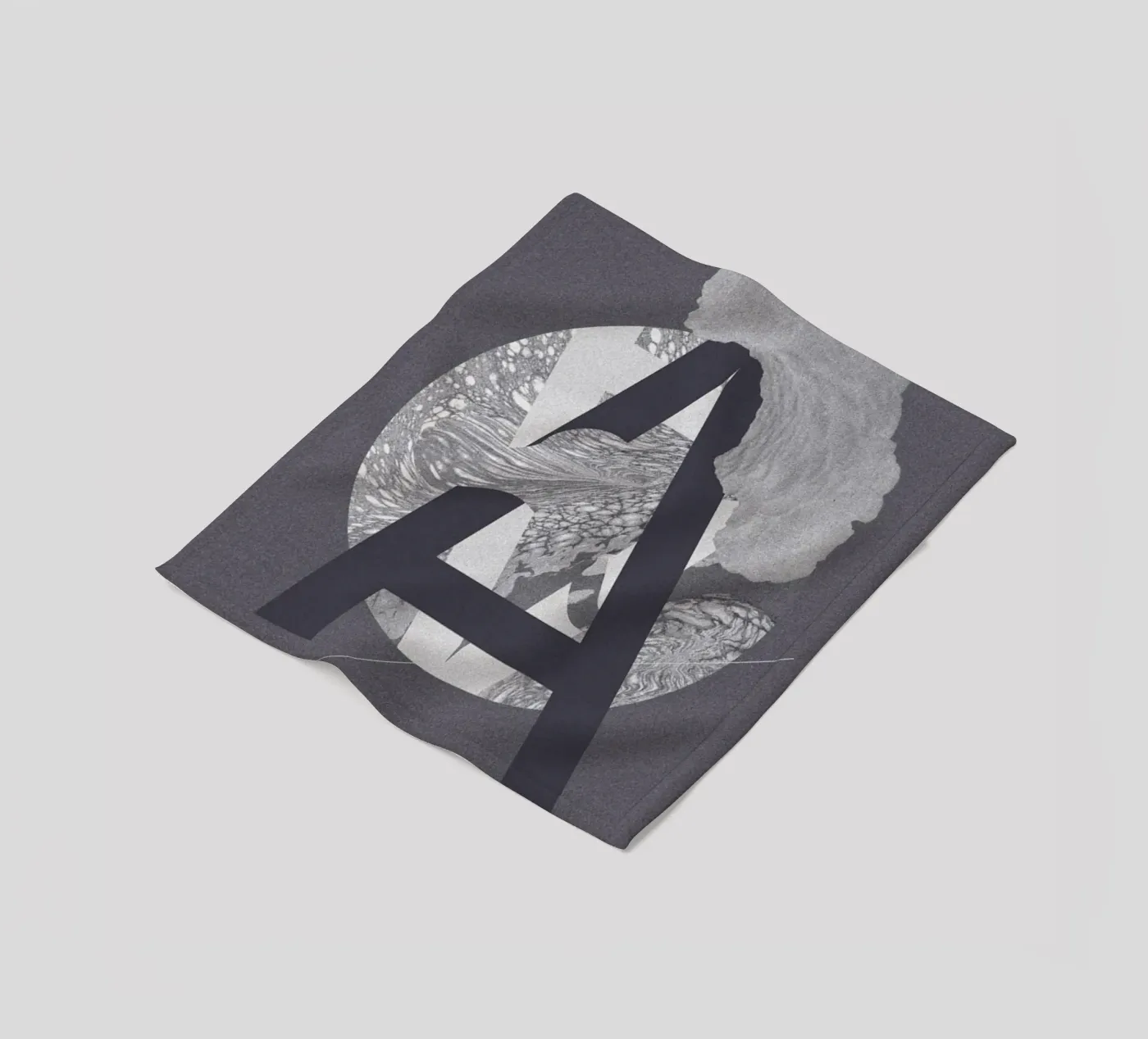 Grey-A Fleecedecke von Andreas Jarner