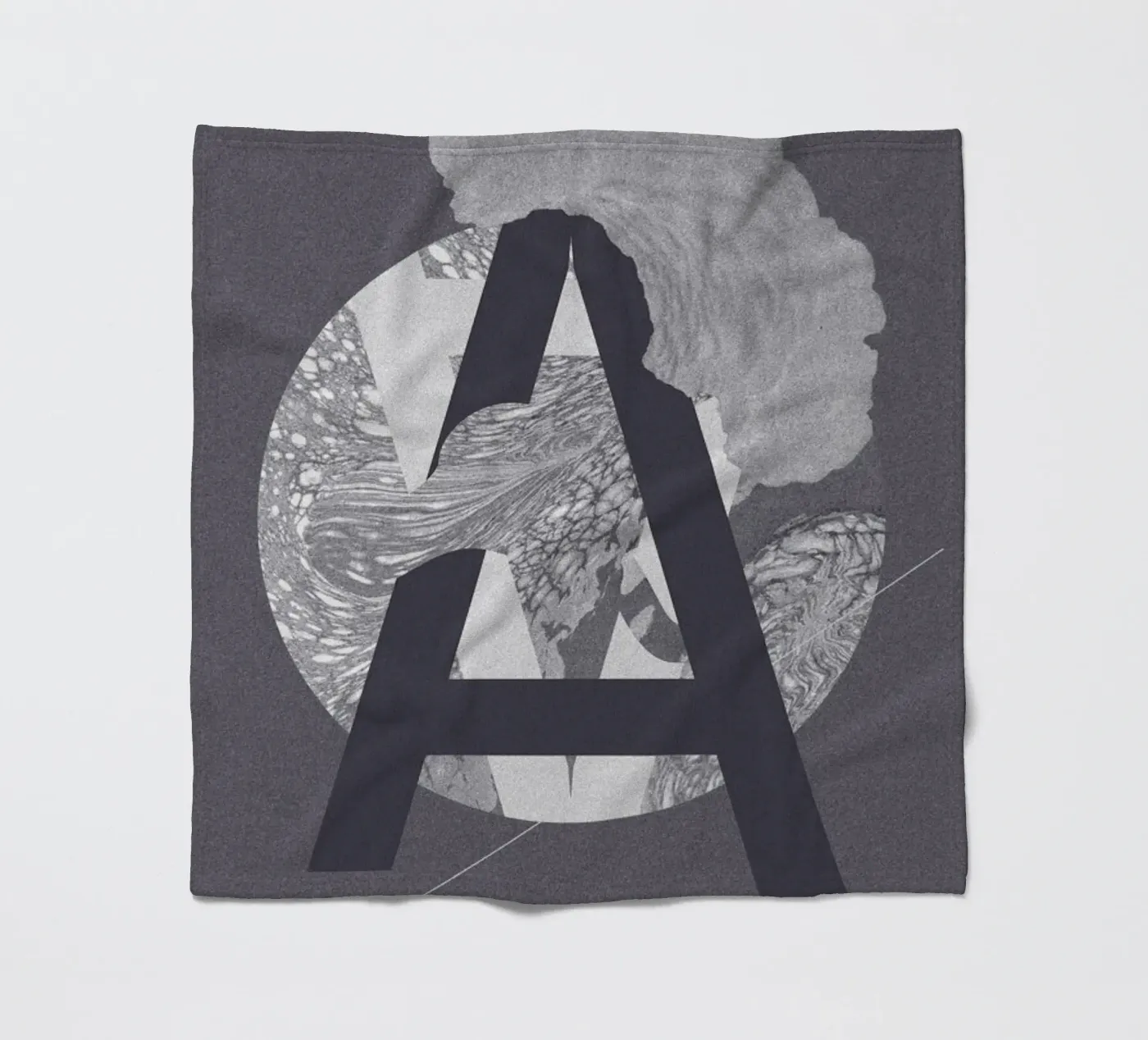 Grey-A Fleecedecke von Andreas Jarner