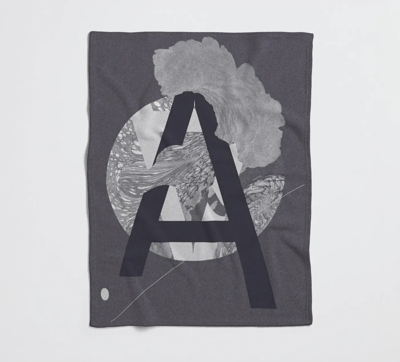 Grey-A Fleecedecke von Andreas Jarner