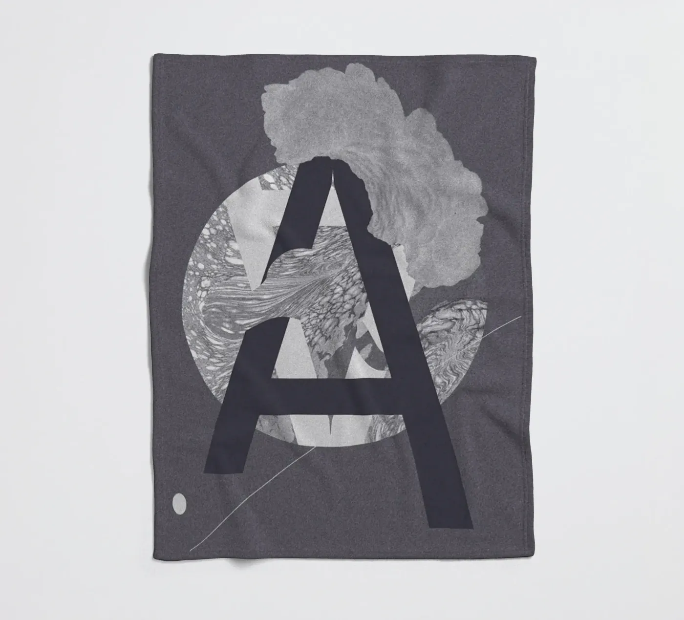 Grey-A fleecedeken van Andreas Jarner