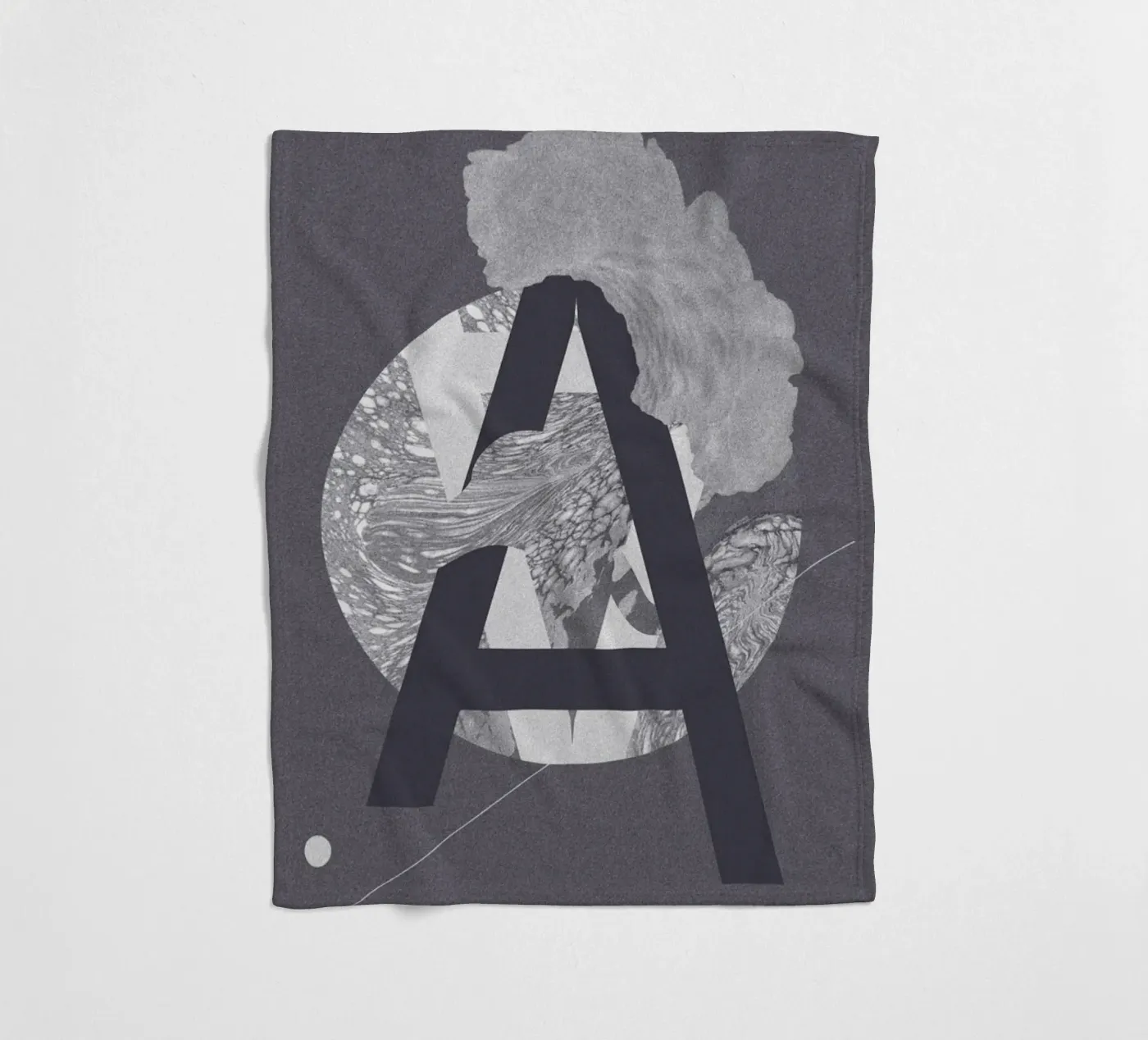Grey-A Fleecedecke von Andreas Jarner