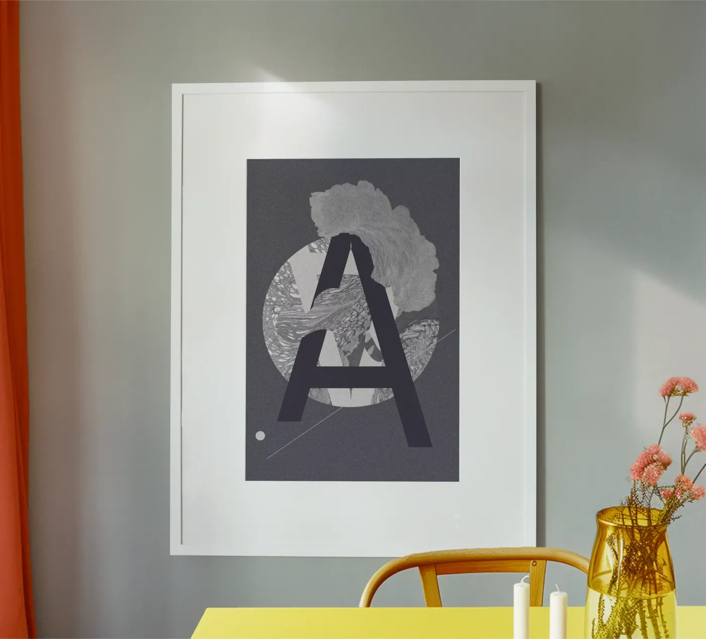 Grey-A poster by Andreas Jarner