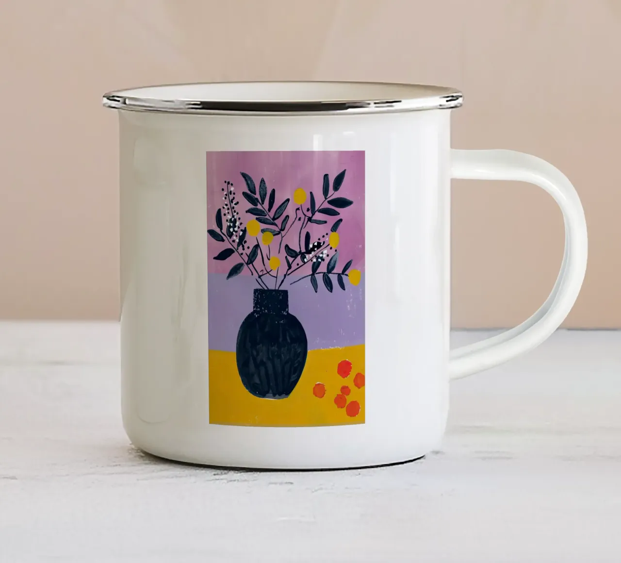 Vaso di mezzanotte tazza in smalto da DaarbyN