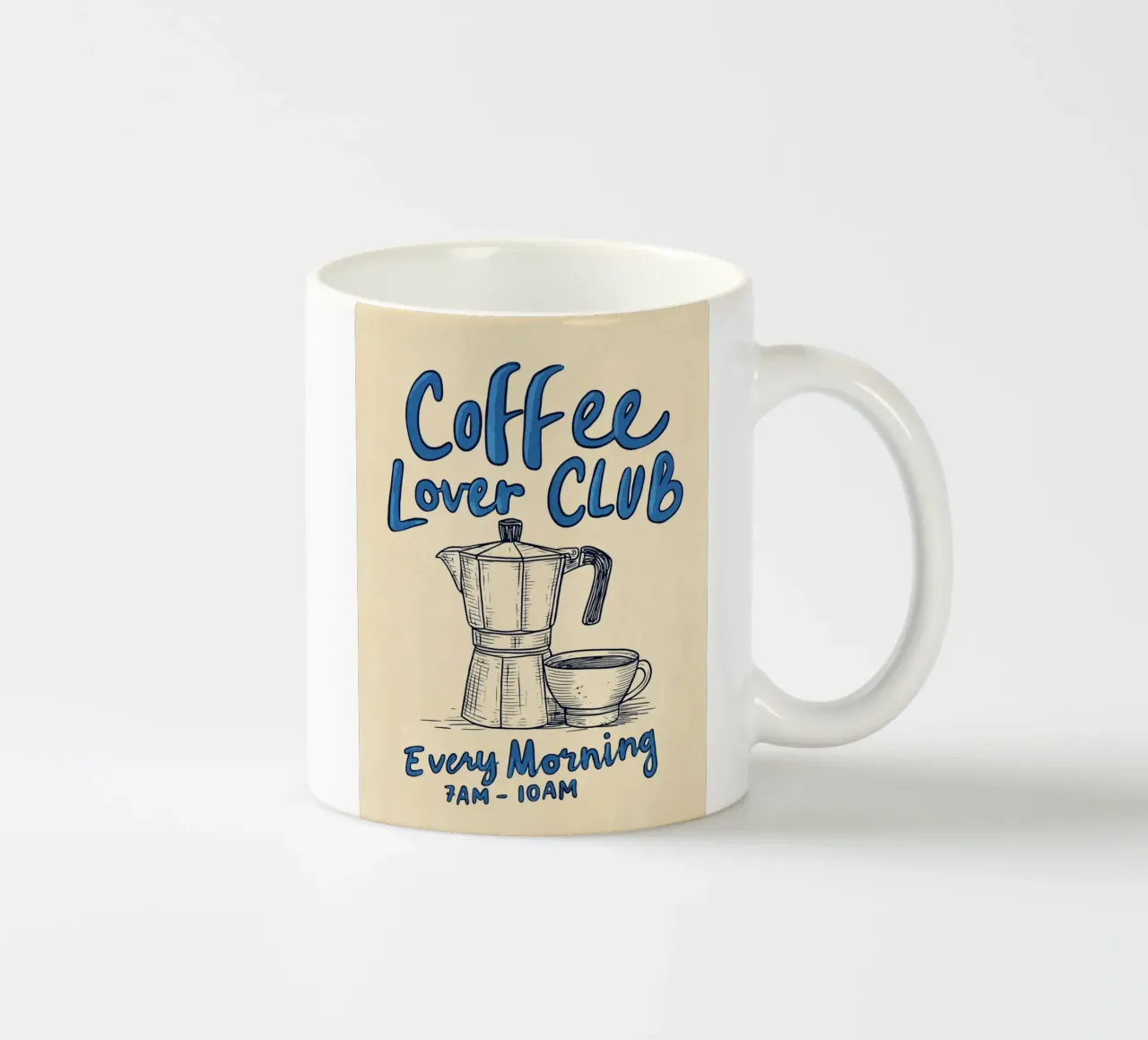 Caffè ogni mattina tazza in ceramica da Carinaprint