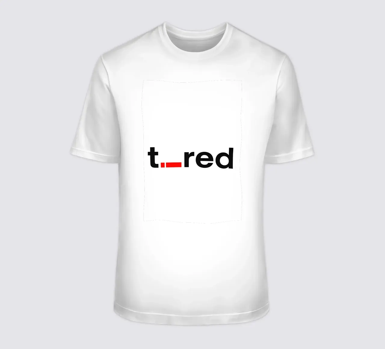 t._red t-shirt da Type & Tape