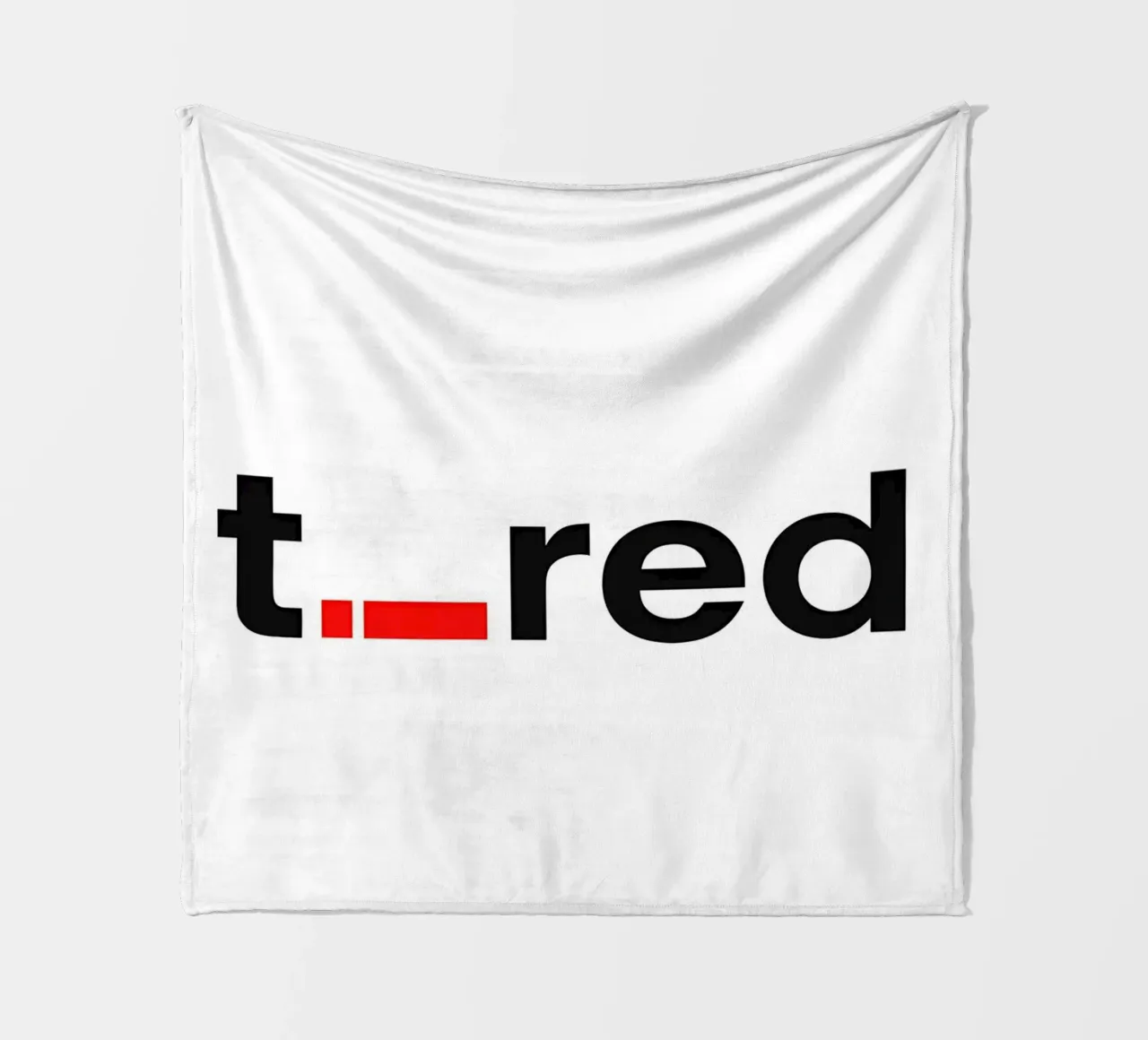 t._red coperta in pile da Type & Tape