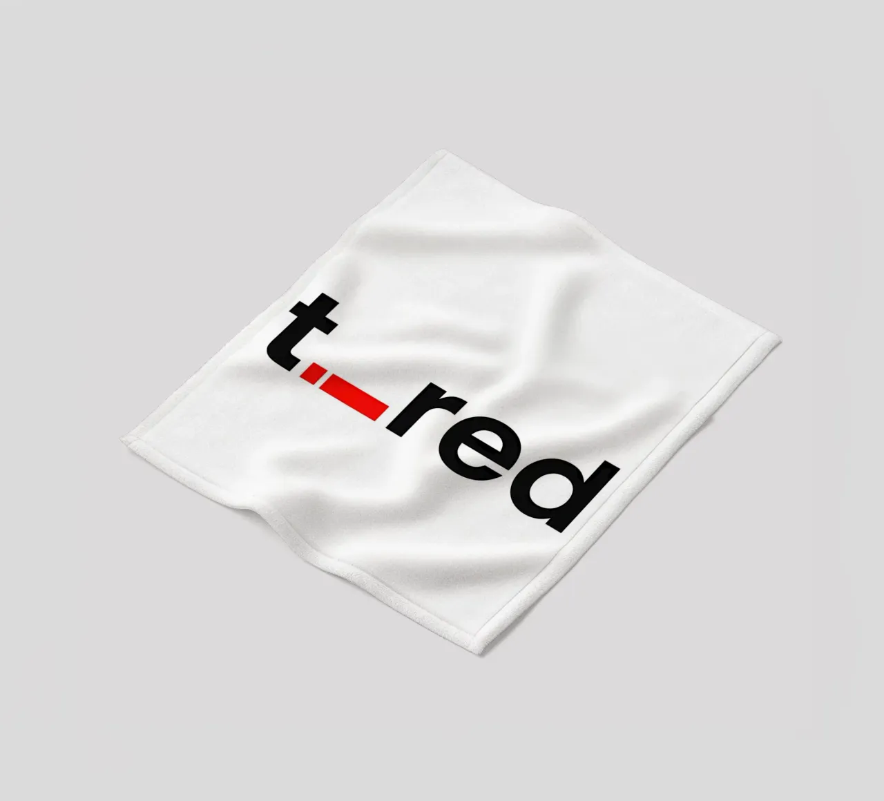 t._red coperta in pile da Type & Tape