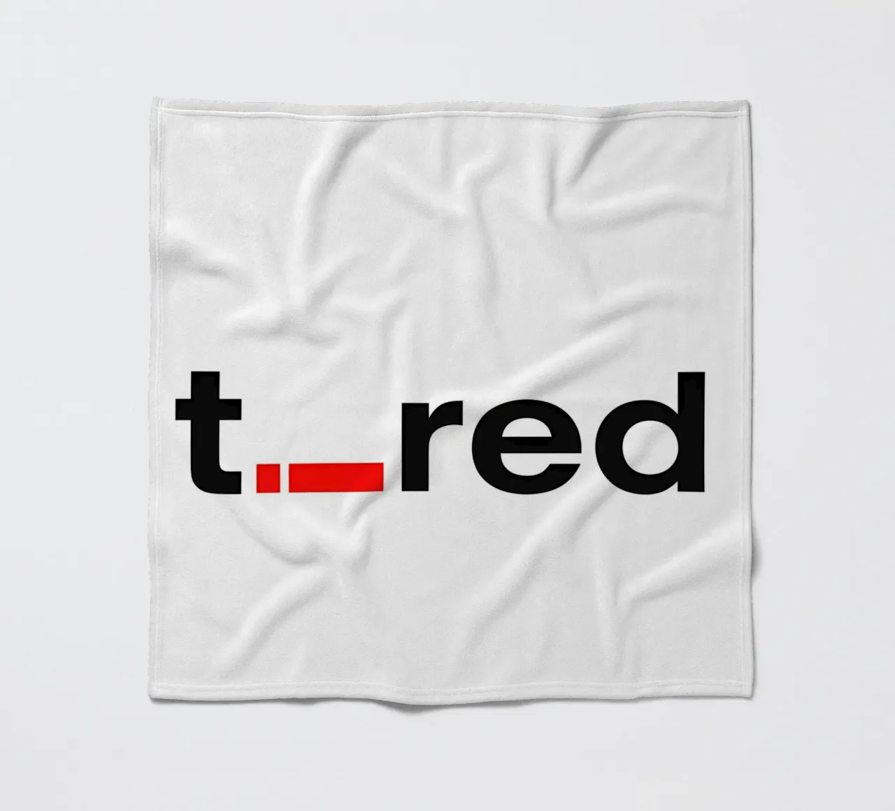 t._red coperta in pile da Type & Tape