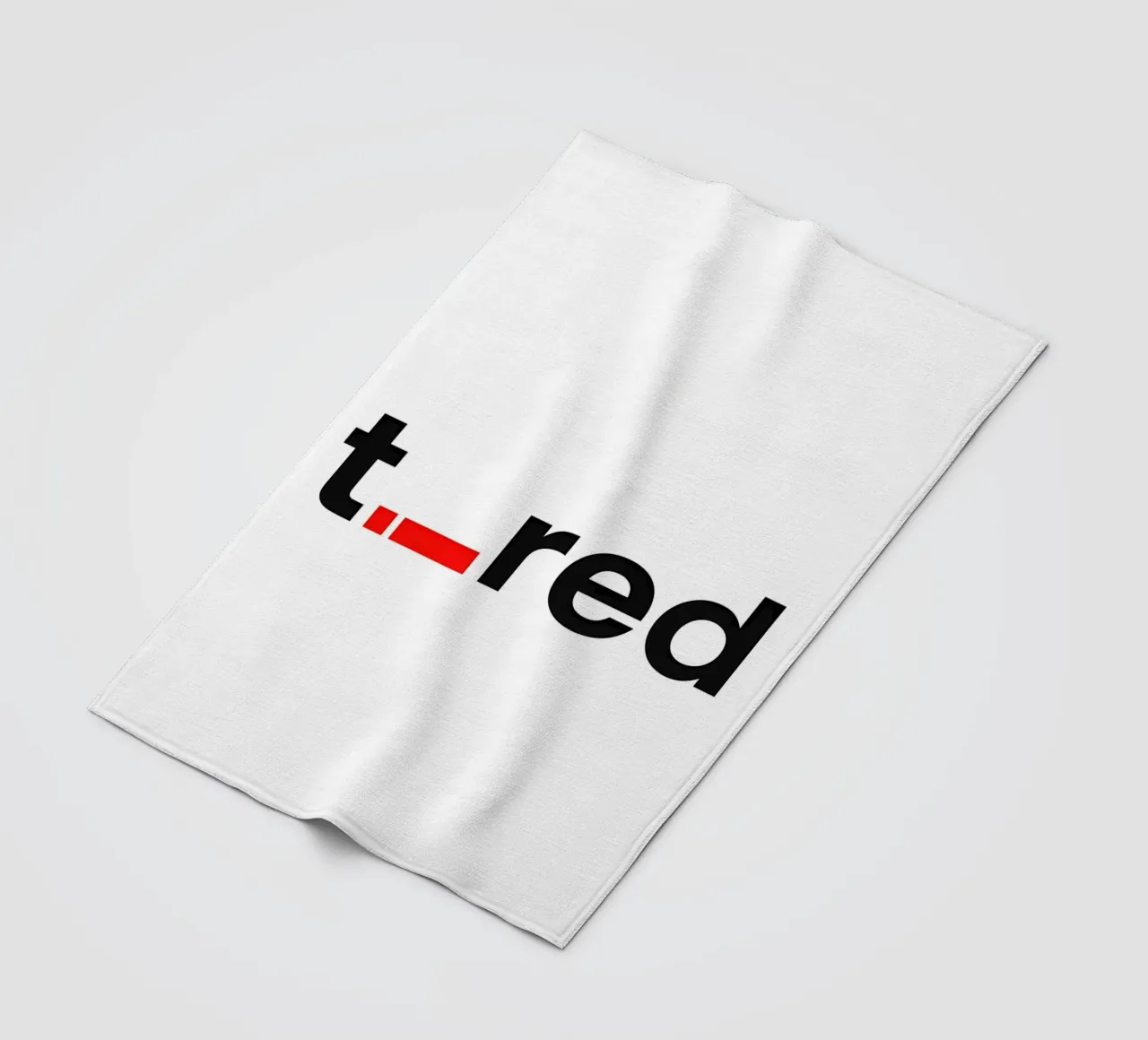 t._red coperta in pile da Type & Tape