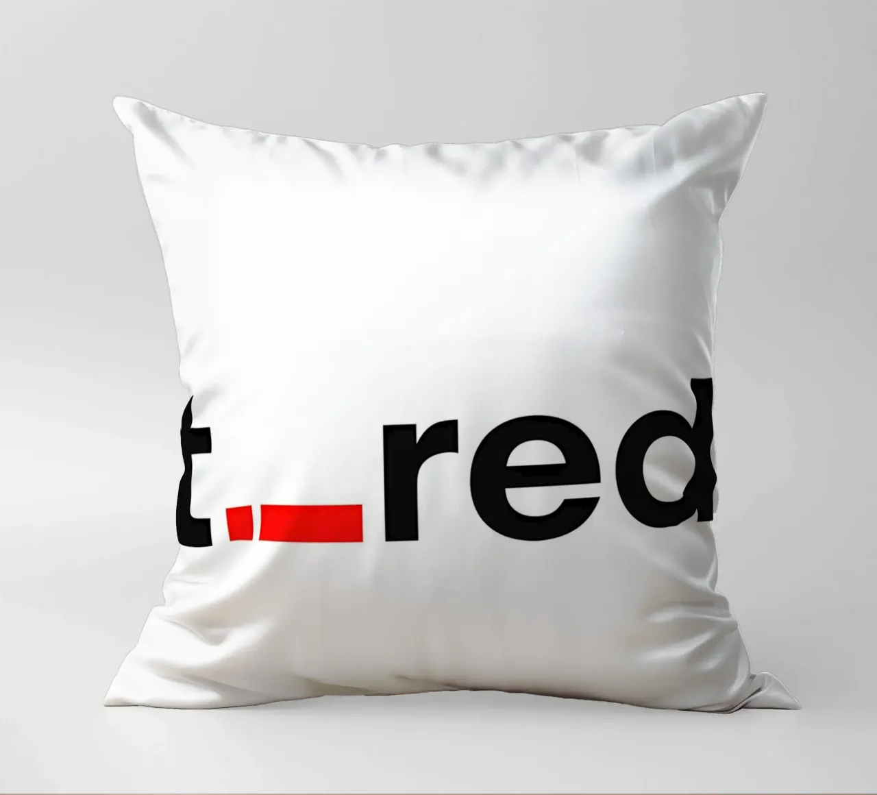 t._red cuscino da Type & Tape