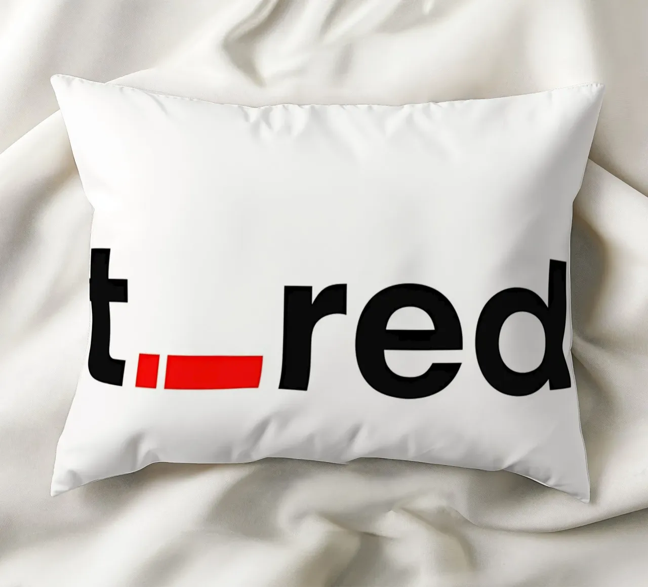 t._red cuscino da Type & Tape