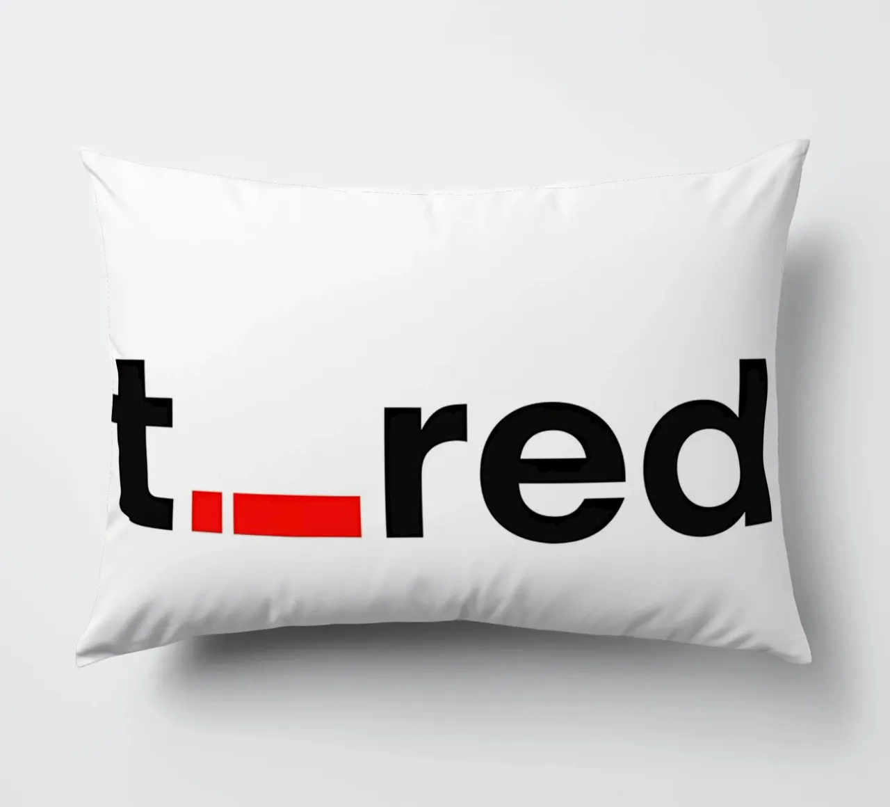 t._red cuscino da Type & Tape