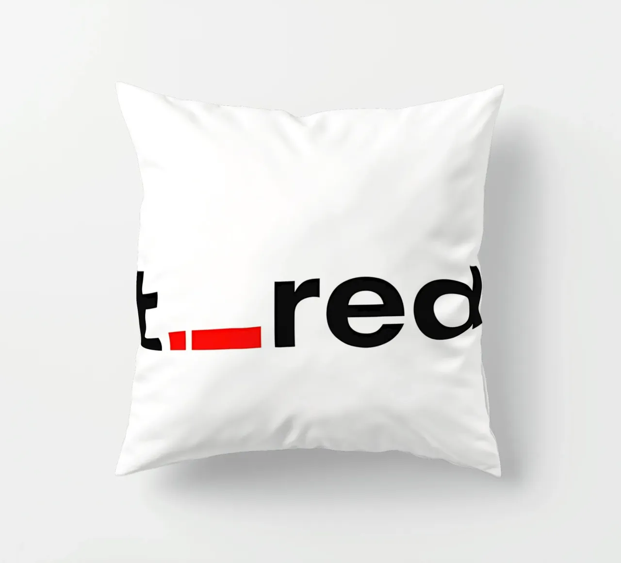 t._red cuscino da Type & Tape