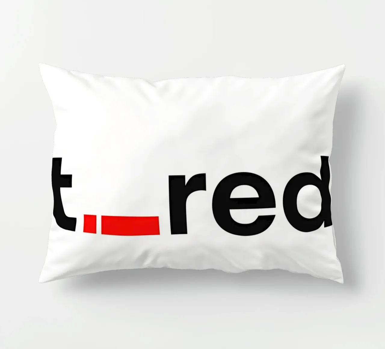 t._red cuscino da Type & Tape