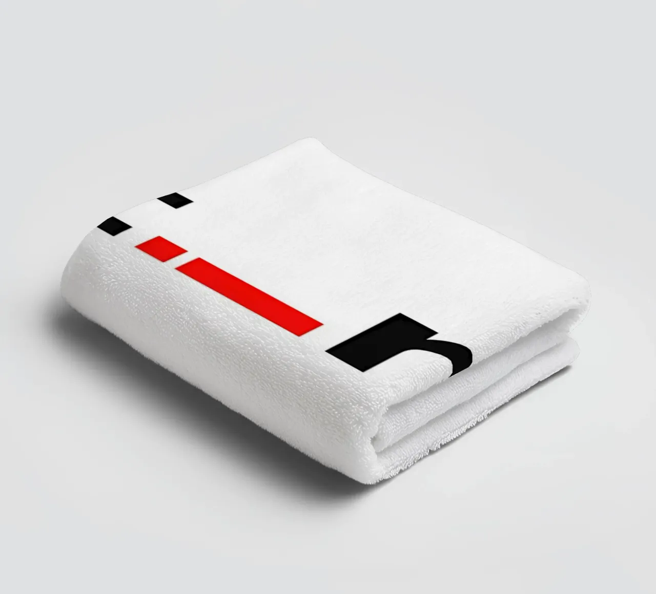 t._red asciugamano da bagno da Type & Tape