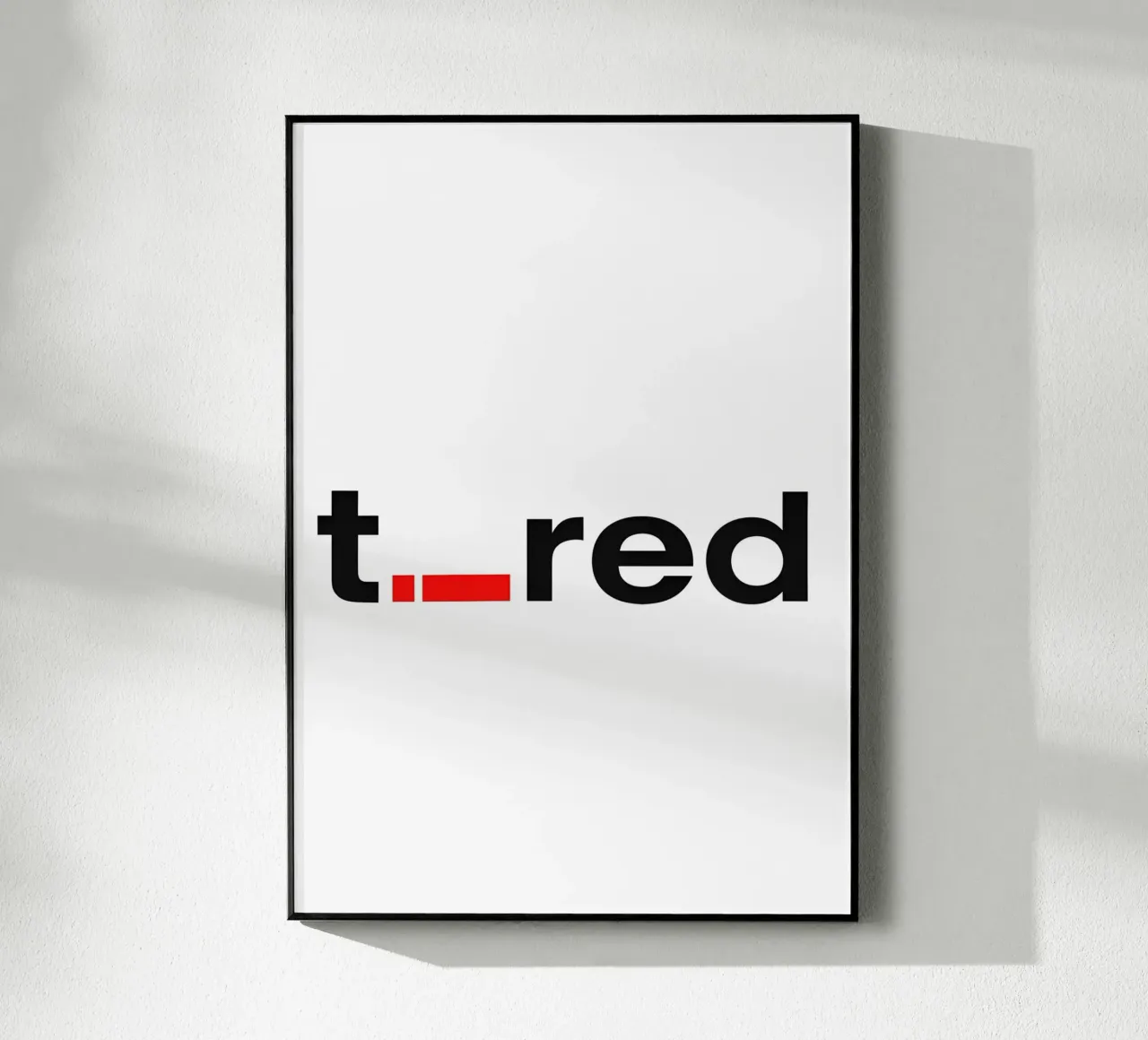 t._red plexiglass da Type & Tape
