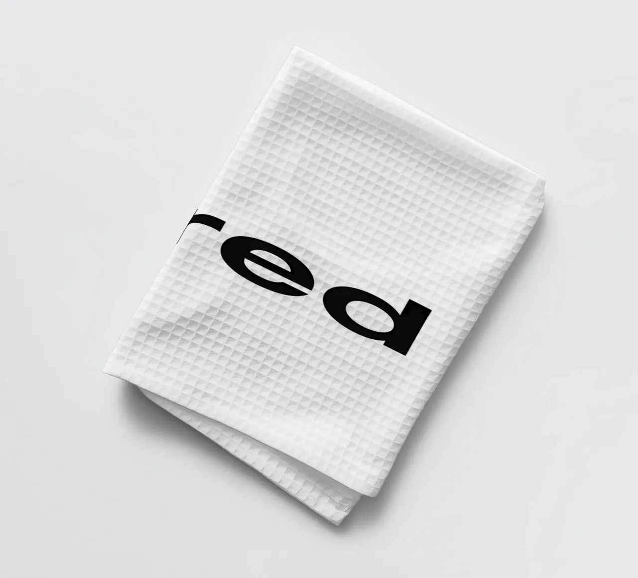 t._red canovaccio da cucina da Type & Tape