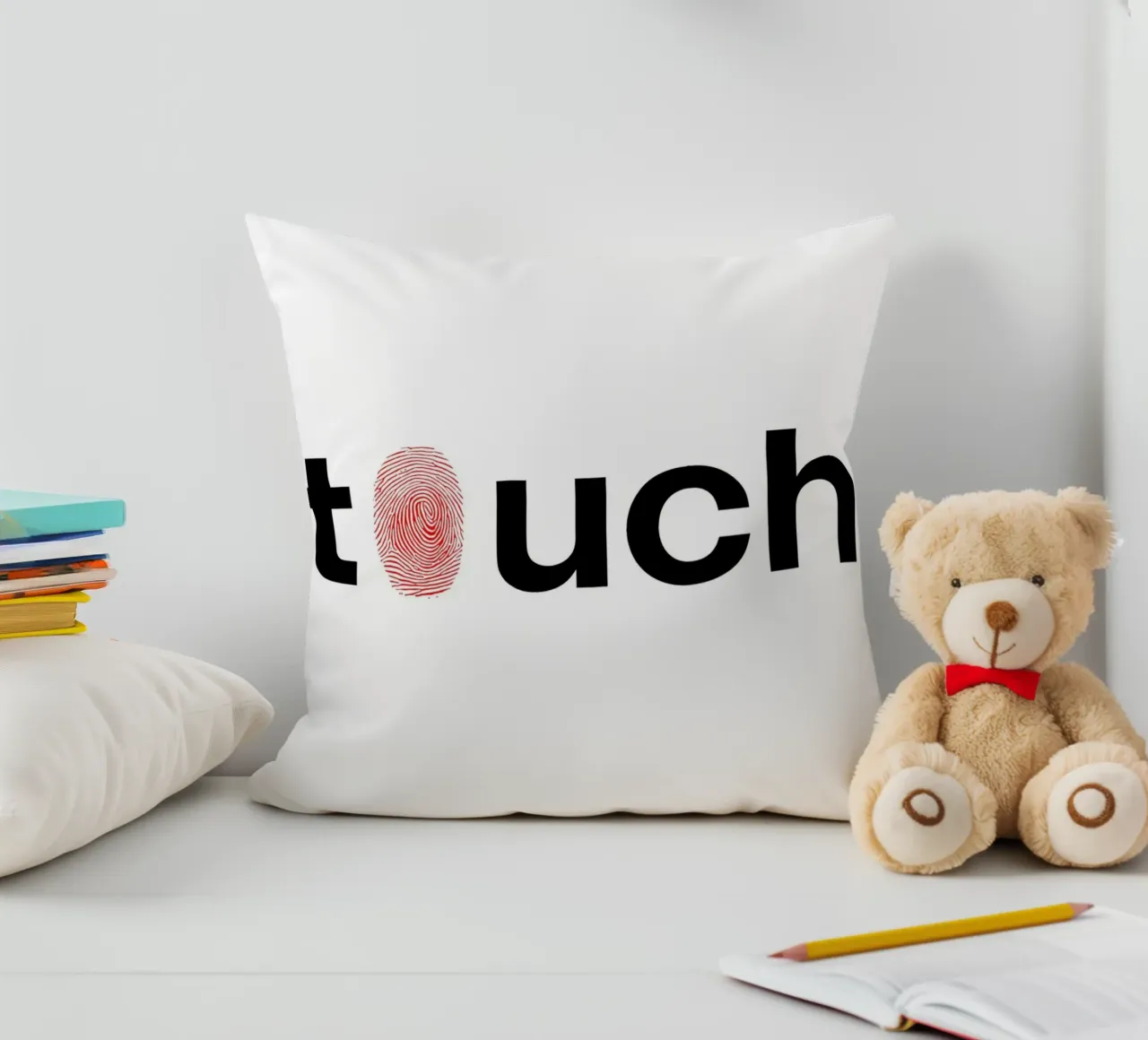 touch cuscino da Type & Tape
