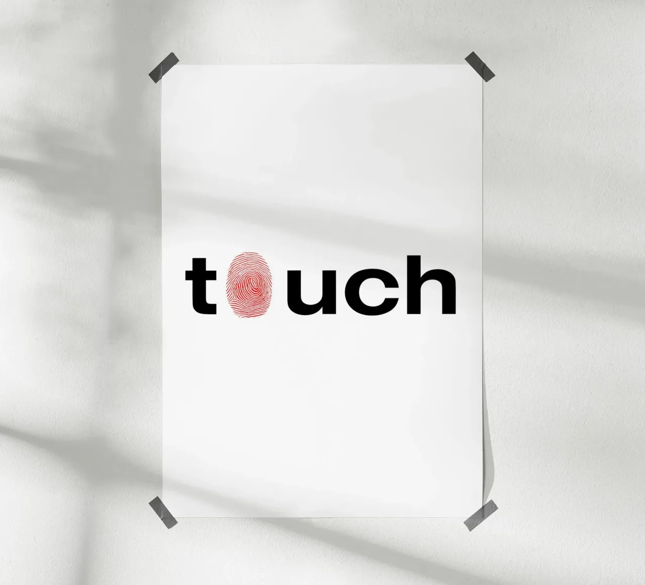 touch poster da Type & Tape