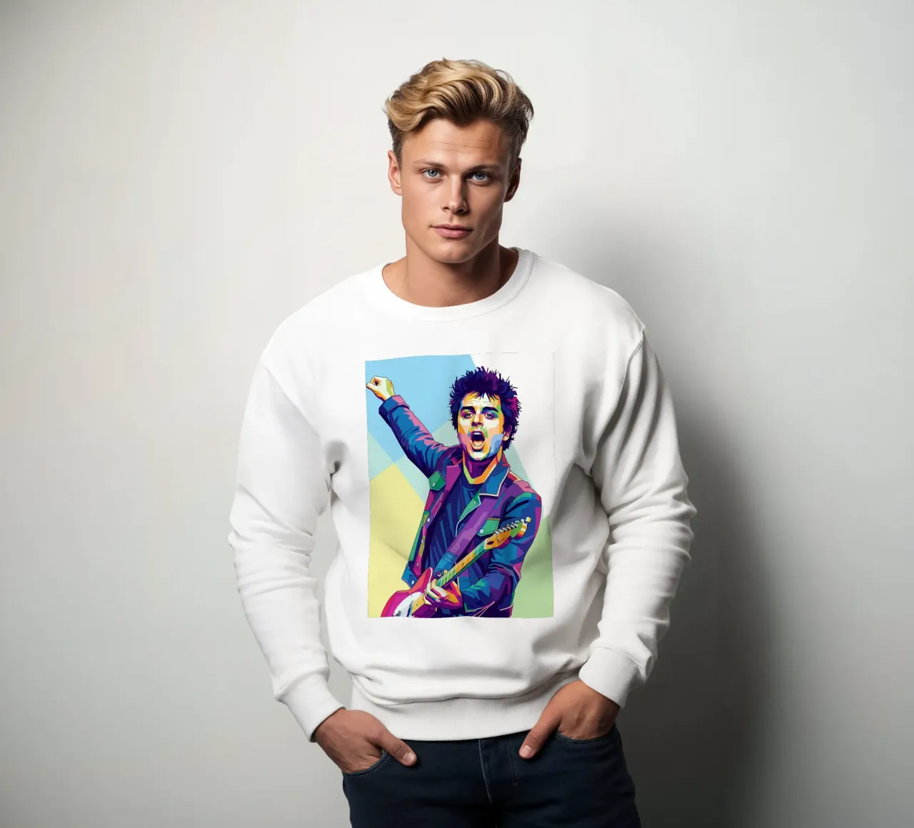 Billie Joe Armstrong - Green Day #2 felpa da Hantamrata
