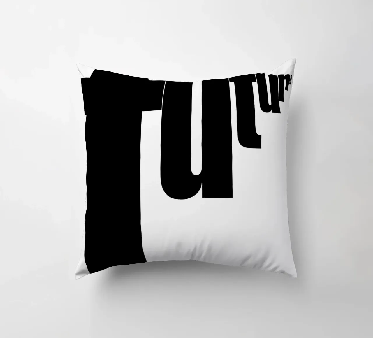 future cuscino da Type & Tape