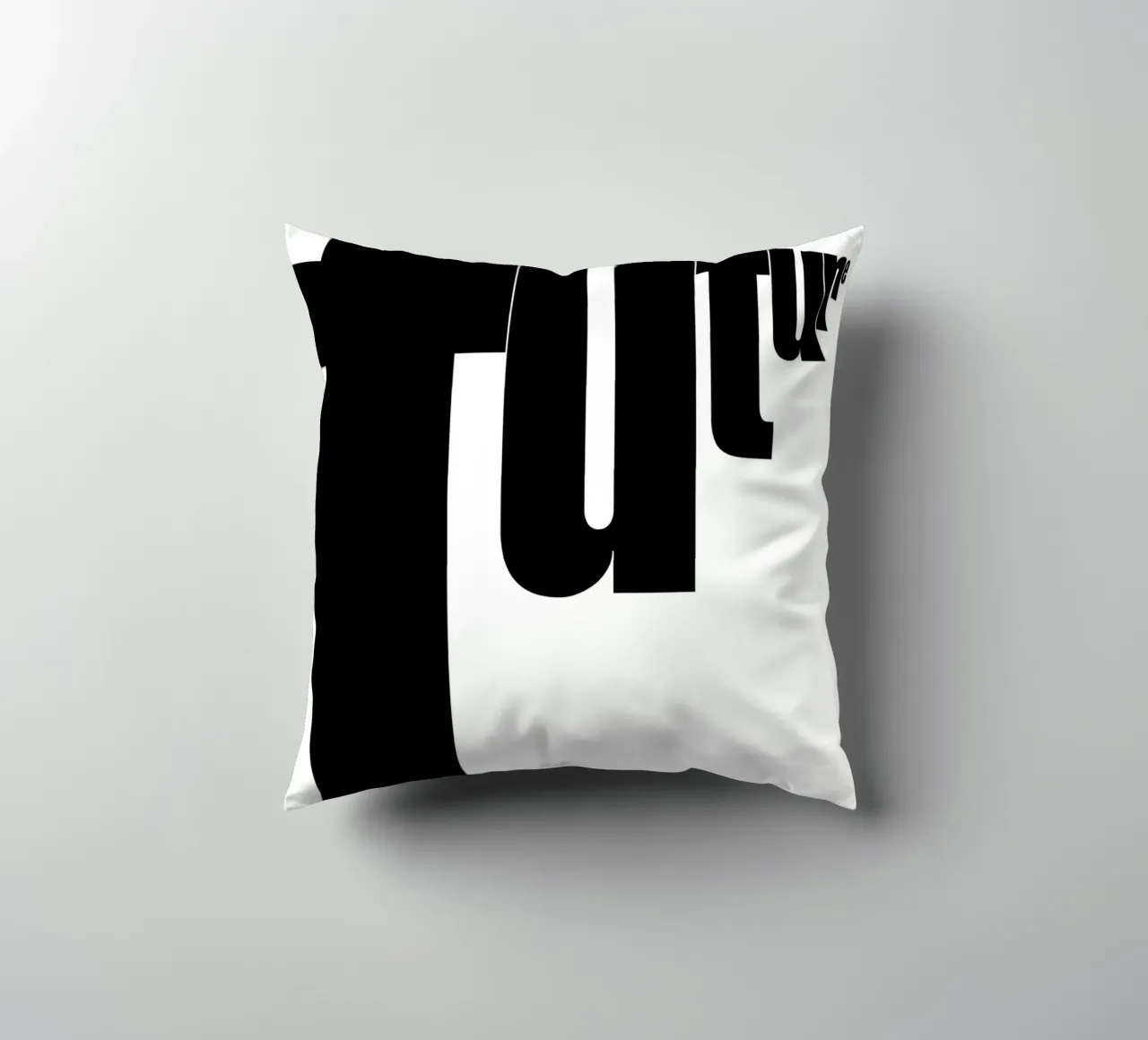 future cuscino da Type & Tape
