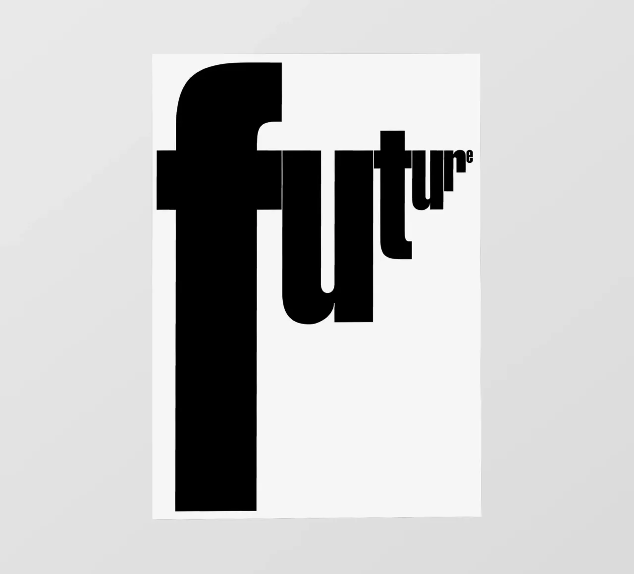 future pellicola backlit da Type & Tape