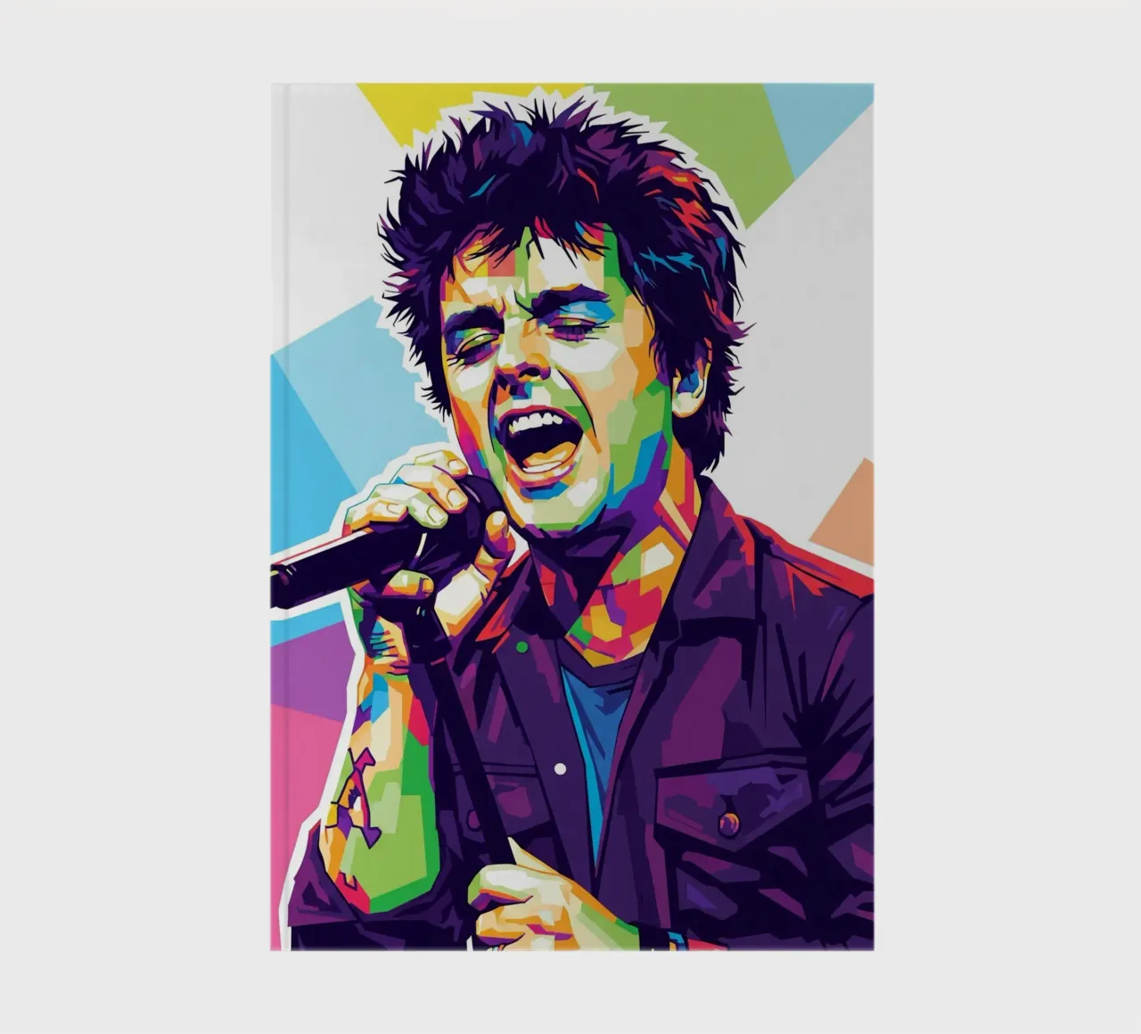 Billie Joe Armstrong - Green Day #3 notebook by Hantamrata