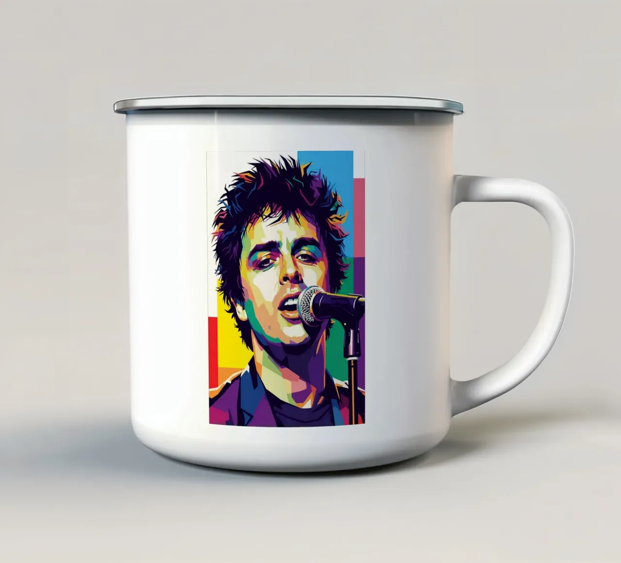 Billie Joe Armstrong - Green Day #4 tazza in smalto da Hantamrata