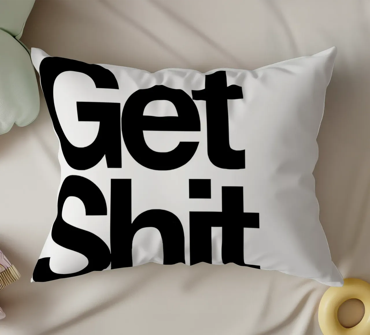 Get Shit Done cuscino da Type & Tape