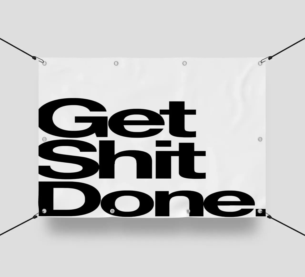 Get Shit Done telo in pvc da Type & Tape