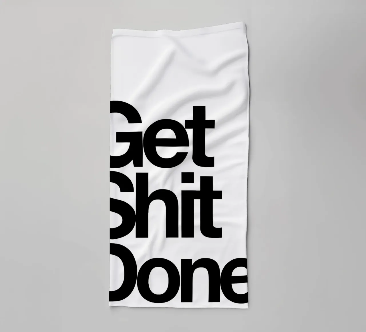 Get Shit Done asciugamano da bagno da Type & Tape