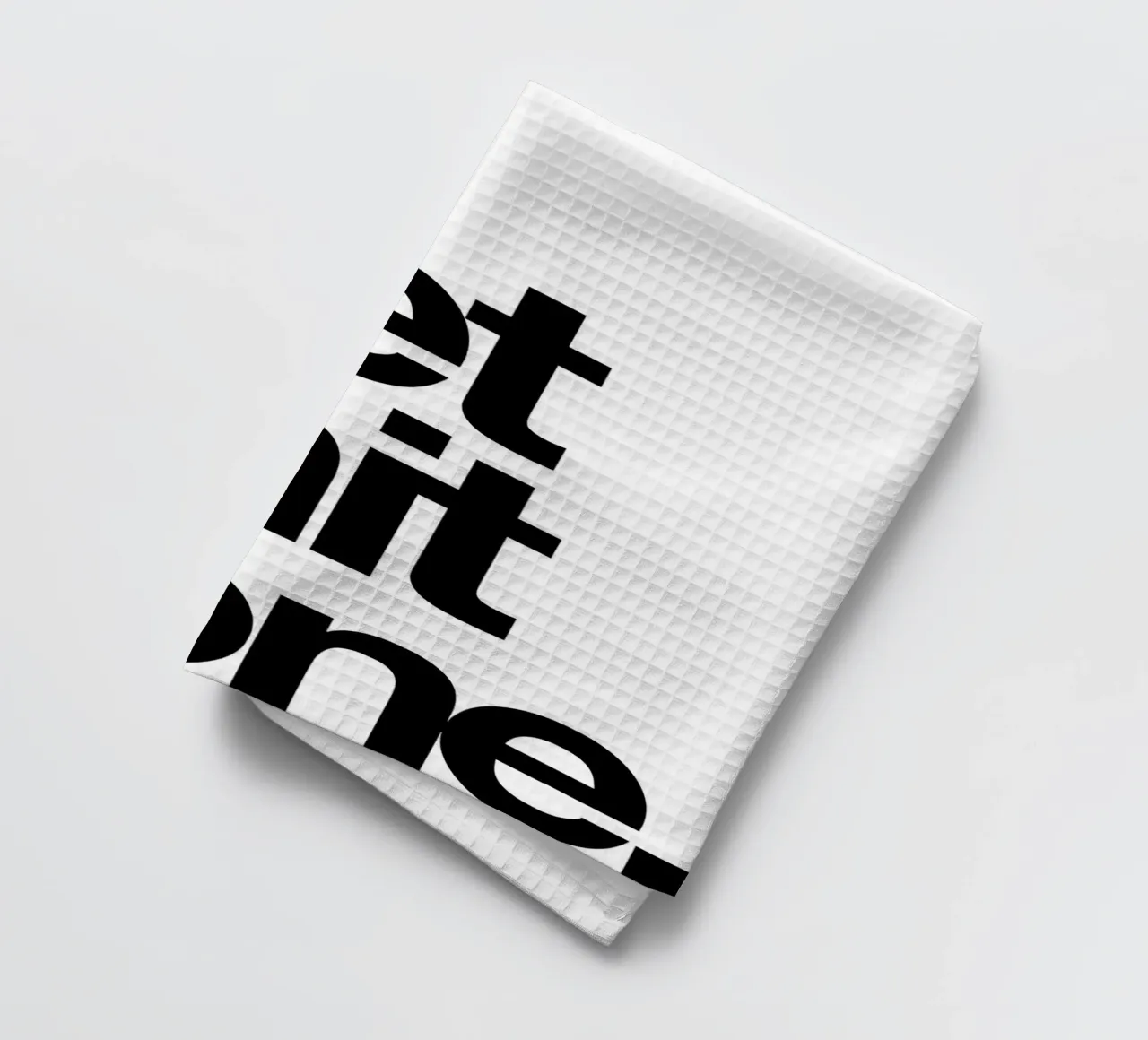Get Shit Done canovaccio da cucina da Type & Tape
