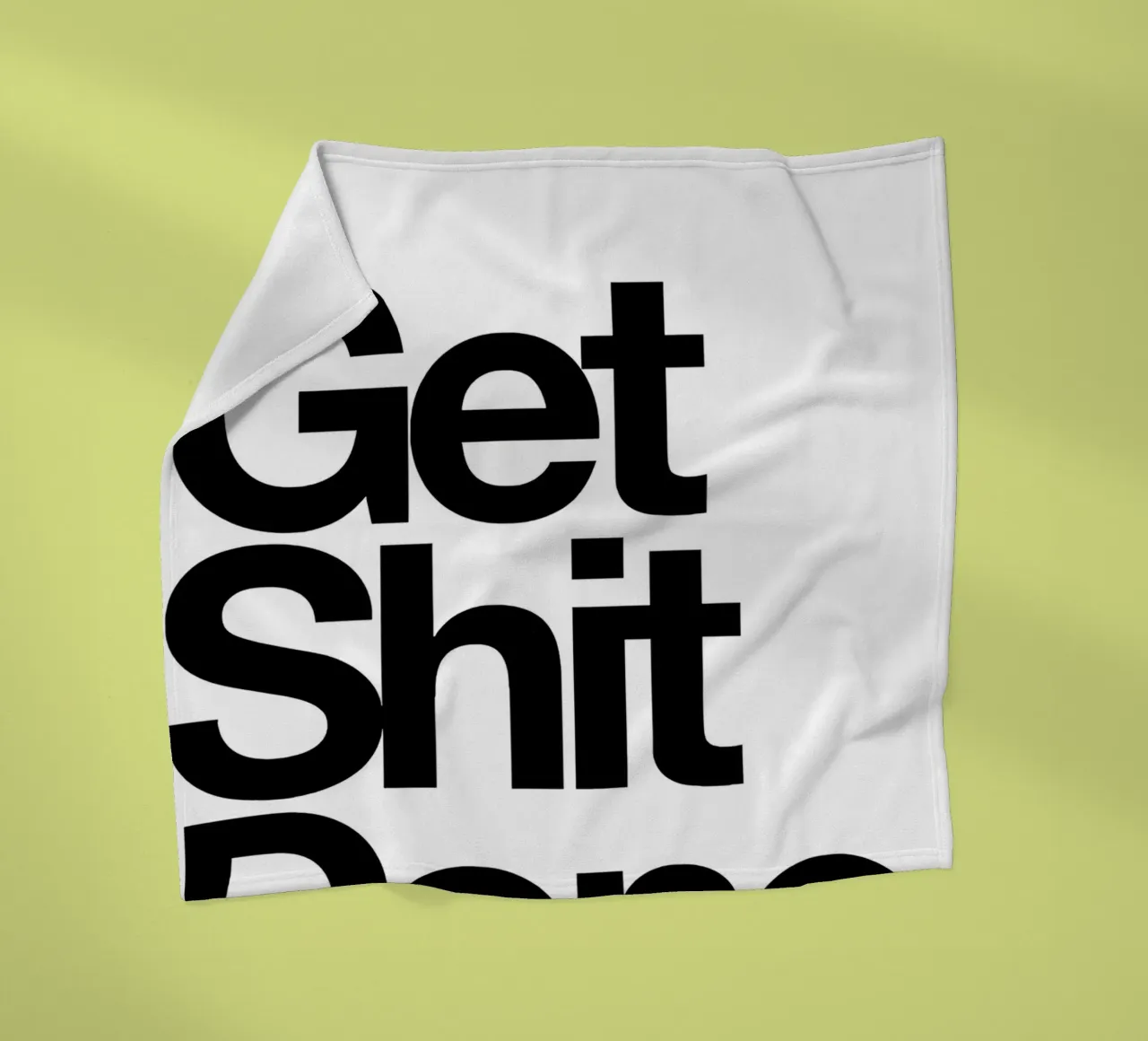 Get Shit Done coperta in pile da Type & Tape