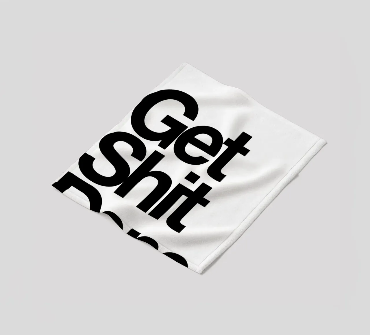 Get Shit Done coperta in pile da Type & Tape