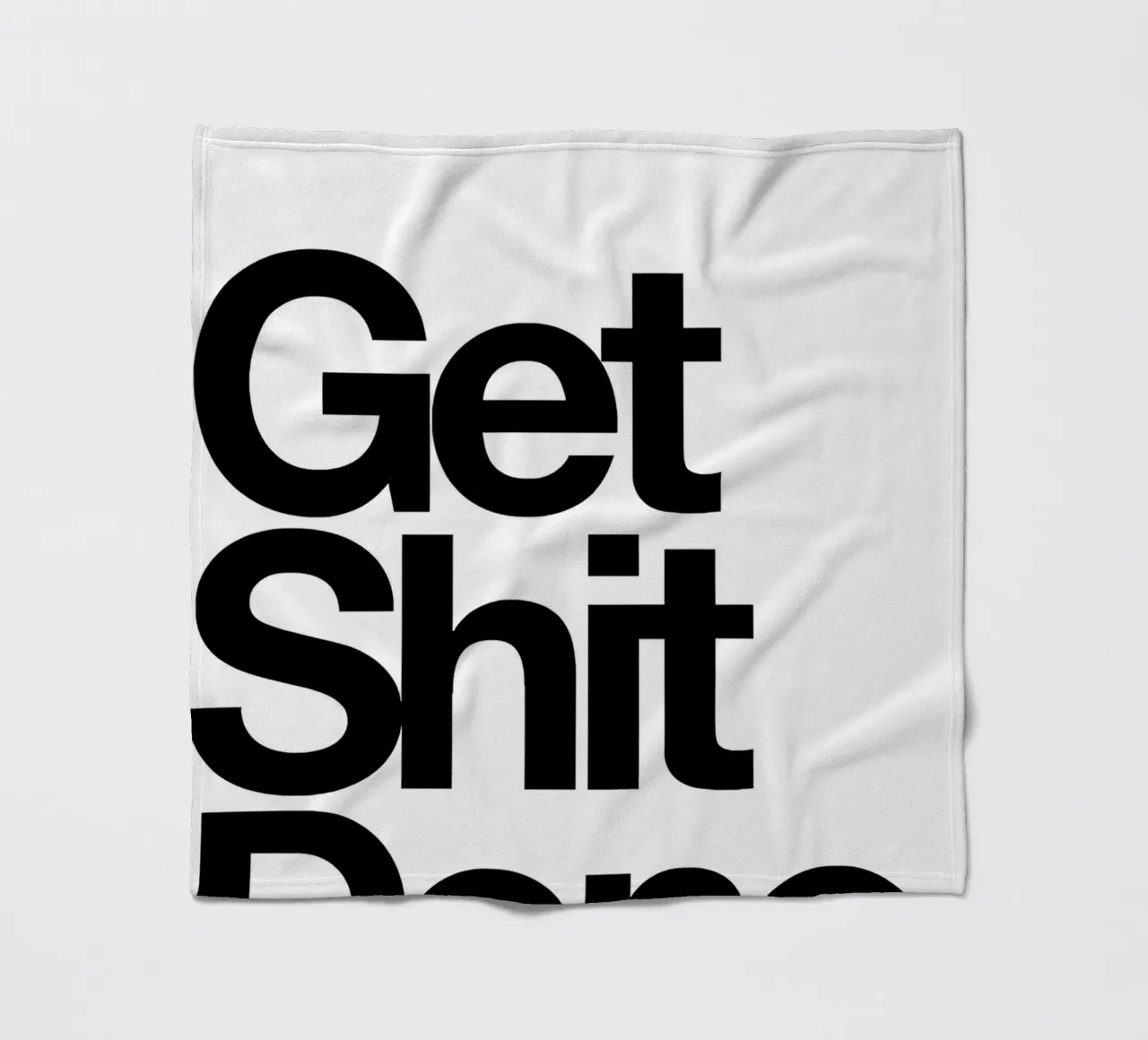 Get Shit Done coperta in pile da Type & Tape