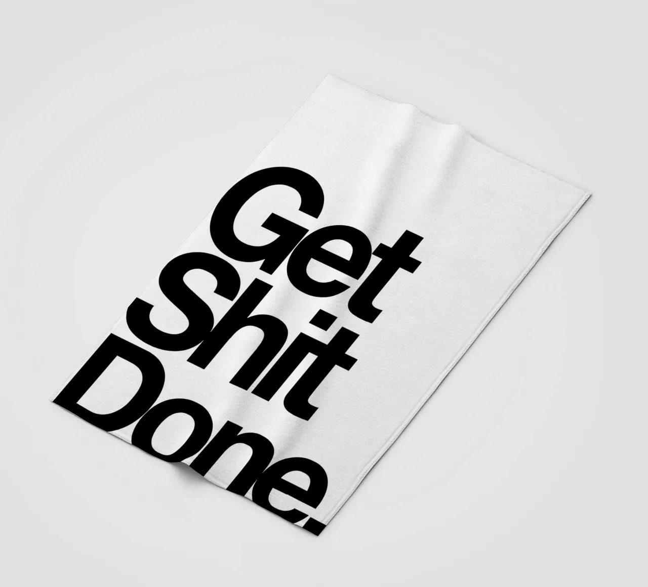 Get Shit Done coperta in pile da Type & Tape