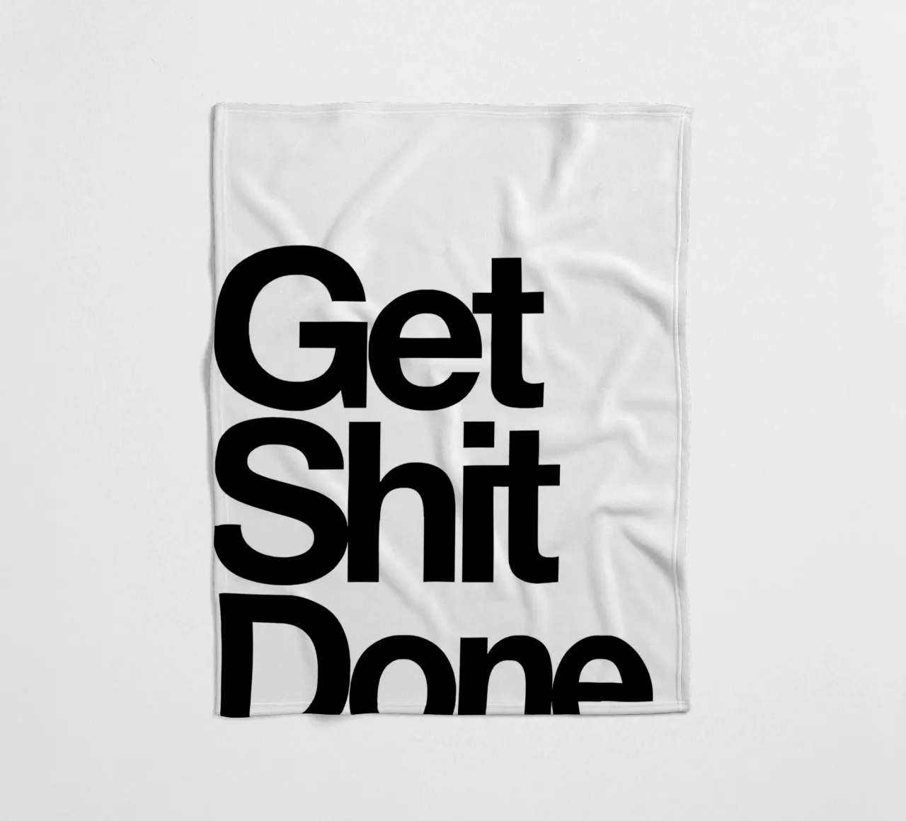 Get Shit Done coperta in pile da Type & Tape