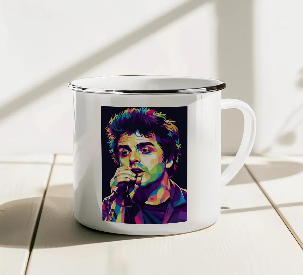 Billie Joe Armstrong - Green Day #5 tazza in smalto da Hantamrata
