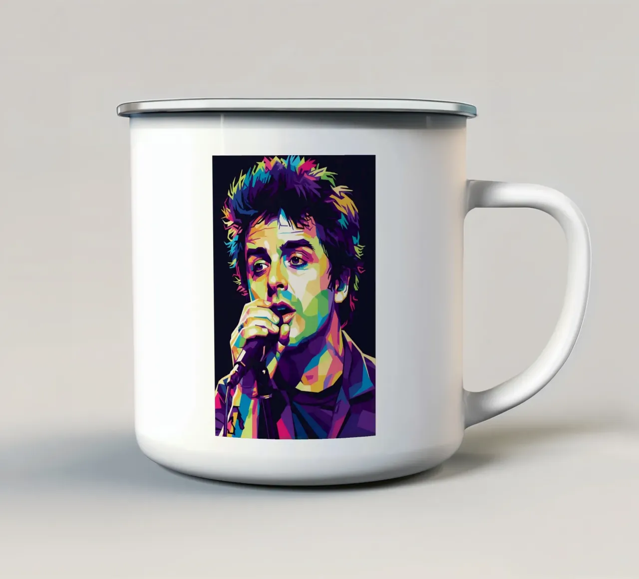Billie Joe Armstrong - Green Day #5 tazza in smalto da Hantamrata