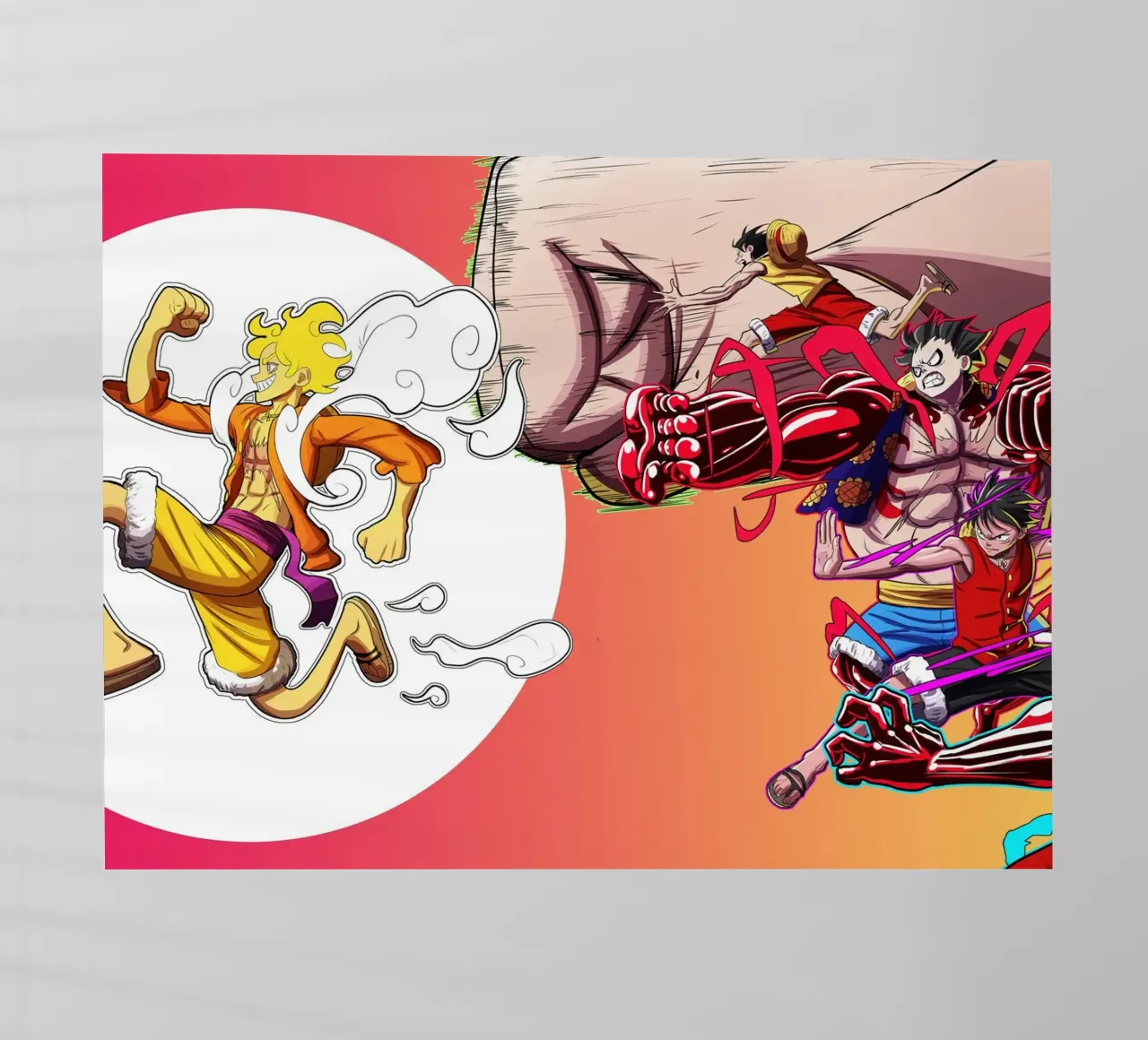 Monkey D Luffy Transform pellicola backlit da Musadad Shop