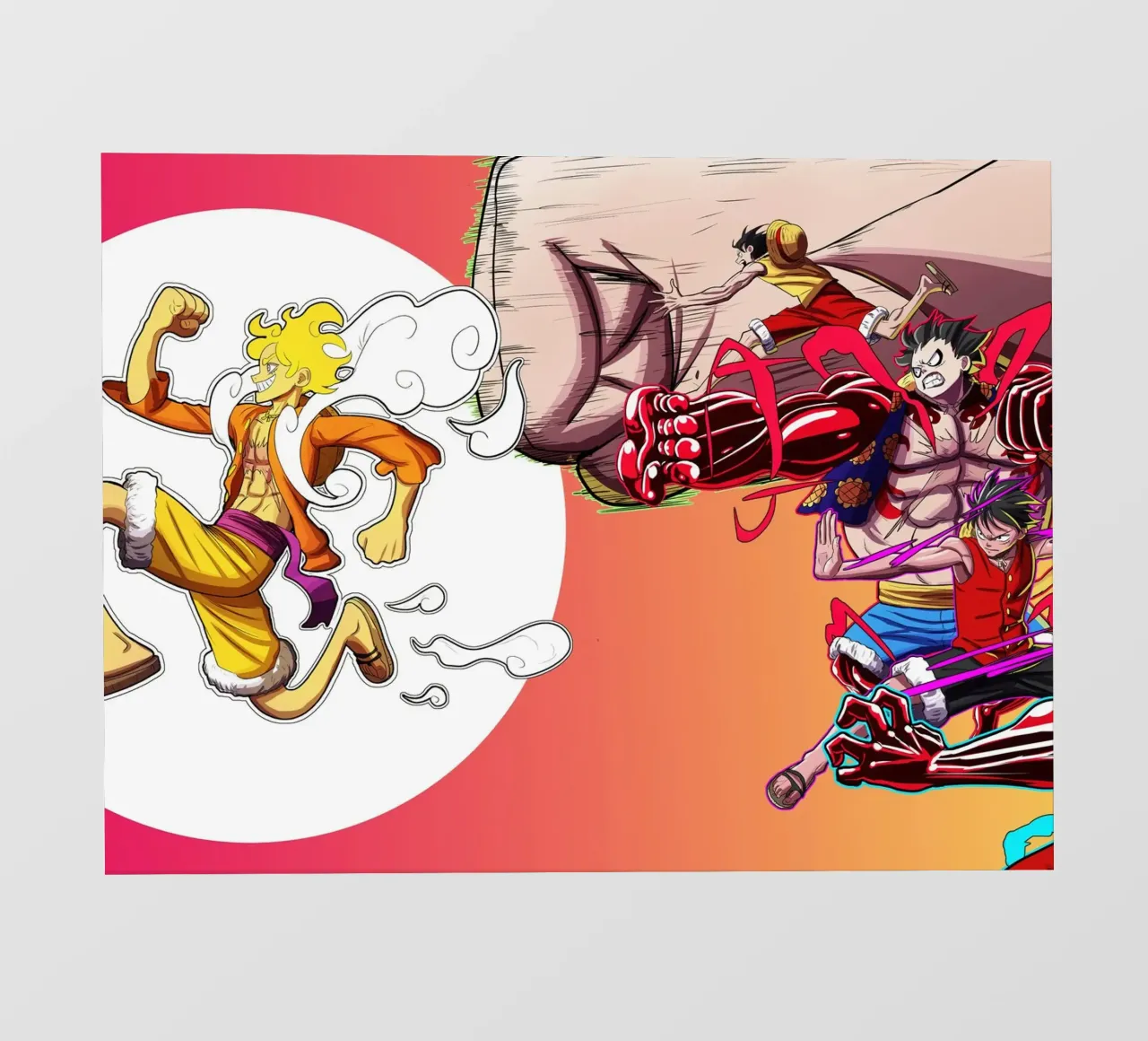 Monkey D Luffy Transform pellicola backlit da Musadad Shop